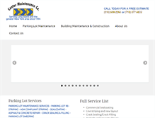Tablet Screenshot of center-maintenance.com